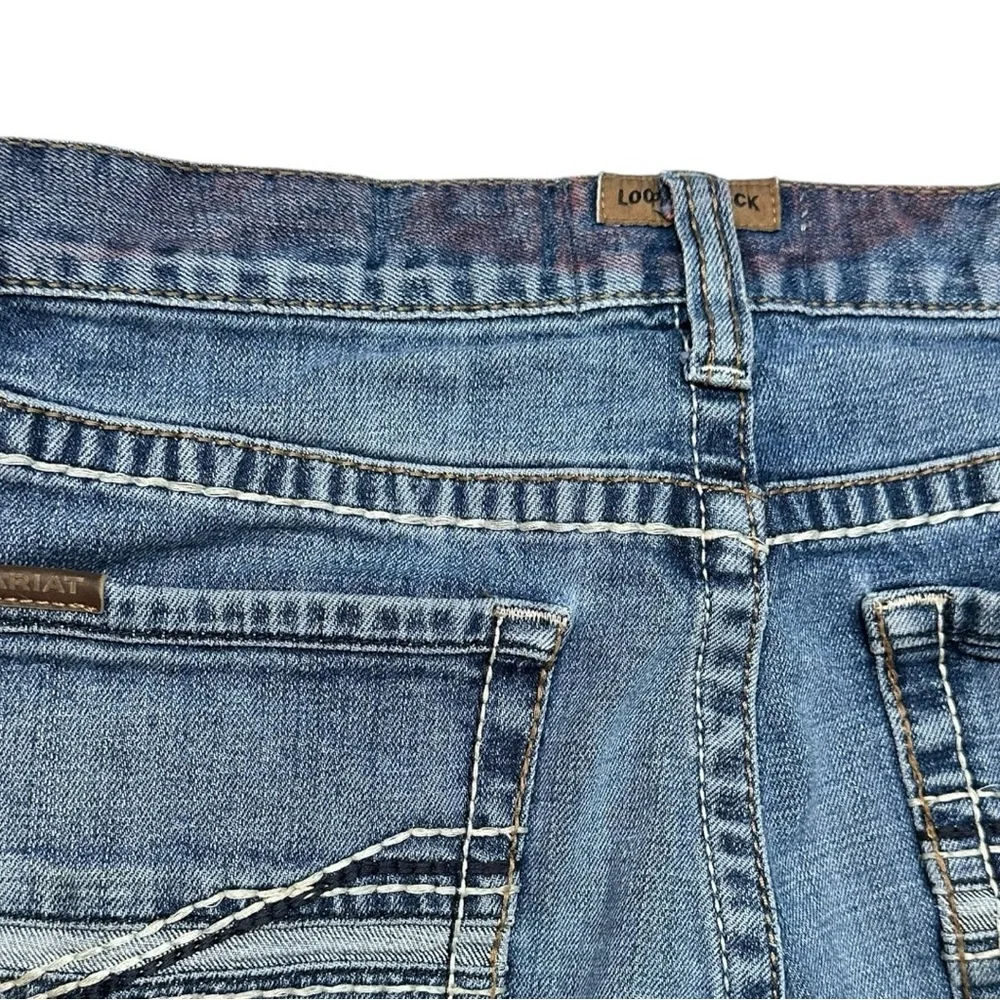 Ariat M4 Preston Relaxed Fit Bootcut Jeans Men's 31 x 34 Western Cowboy Rodeo - Picture 4 of 16